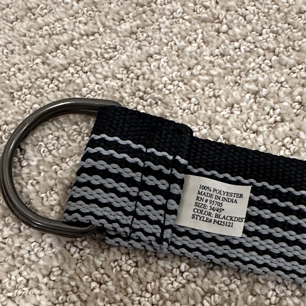 Black and Gray Men's Belt
